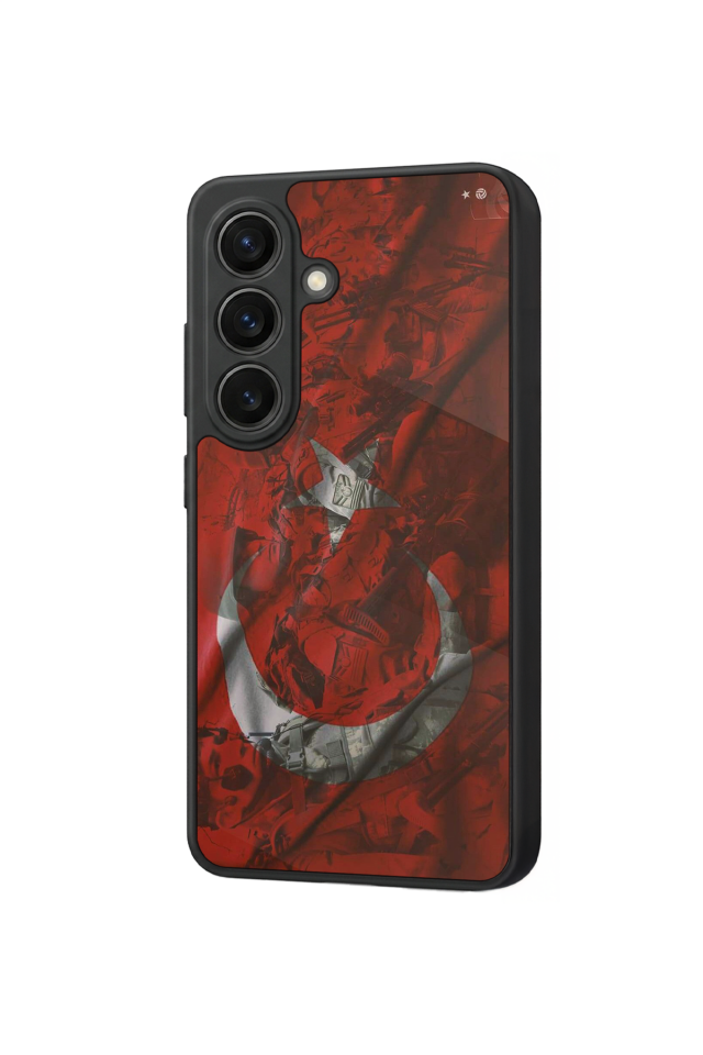 Samsung Galaxy S26 Uyumlu Türk Bayragi Tasarımlı Glossy Premium Kılıf