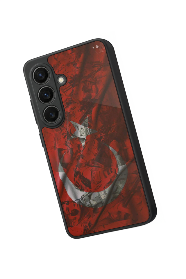 Samsung Galaxy S26 Uyumlu Türk Bayragi Tasarımlı Glossy Premium Kılıf