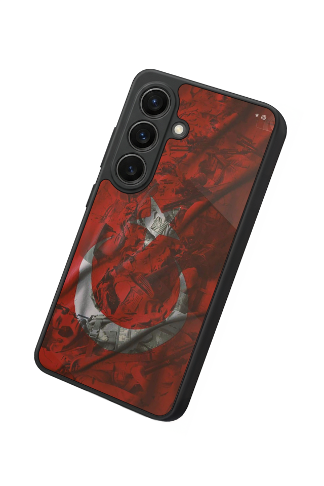 Samsung Galaxy S26 Uyumlu Türk Bayragi Tasarımlı Glossy Premium Kılıf