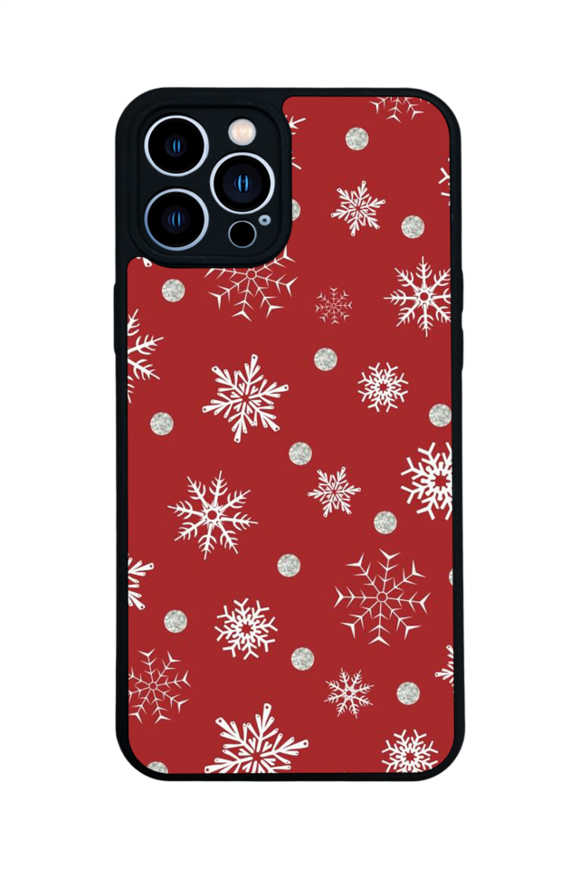 iPhone 13 Pro Max Uyumlu Yilbasi Christmas Tasarımlı Glossy Premium Kılıf