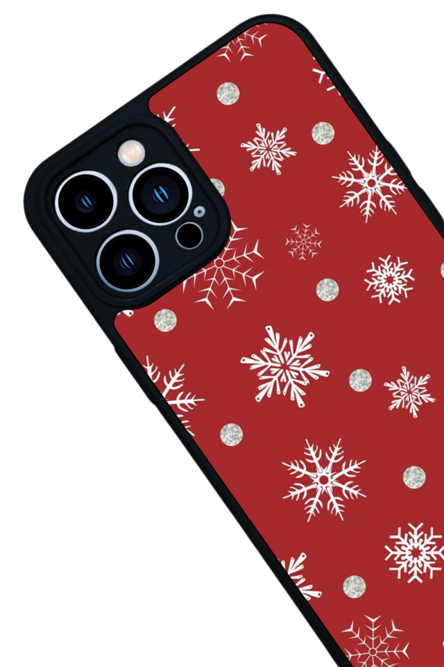 iPhone 13 Pro Max Uyumlu Yilbasi Christmas Tasarımlı Glossy Premium Kılıf