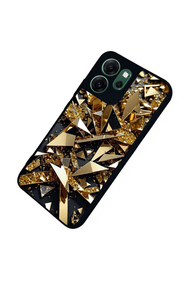Oppo Reno 14F Uyumlu Mermer Marble Tasarımlı Glossy Premium Kılıf