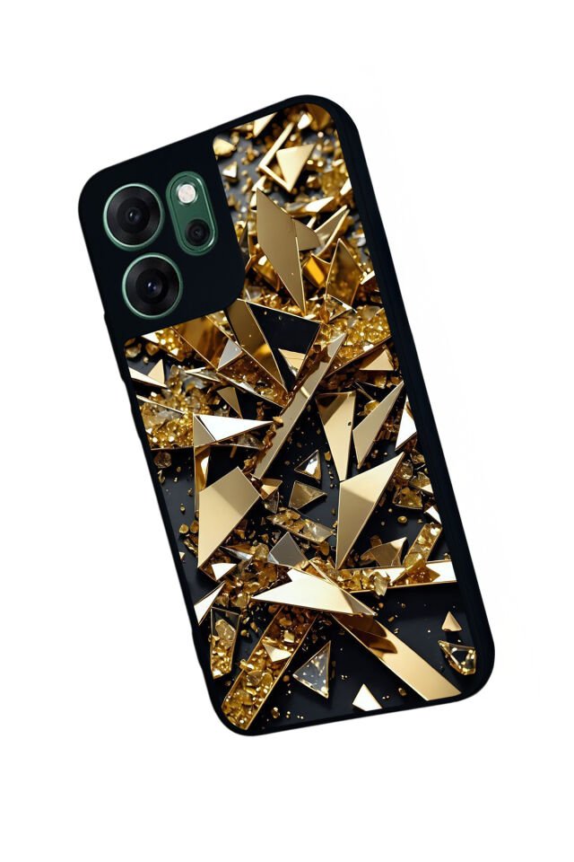 Oppo Reno 14F Uyumlu Mermer Marble Tasarımlı Glossy Premium Kılıf