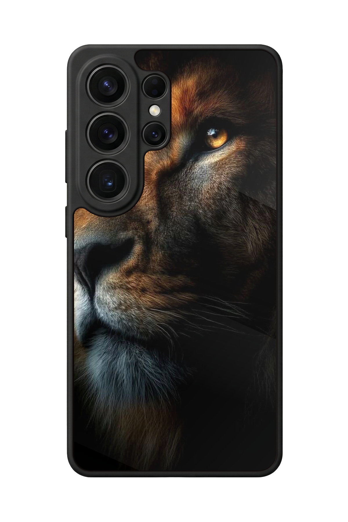 Samsung Galaxy S26 Ultra Uyumlu Aslan Tasarımlı Glossy Premium Kılıf