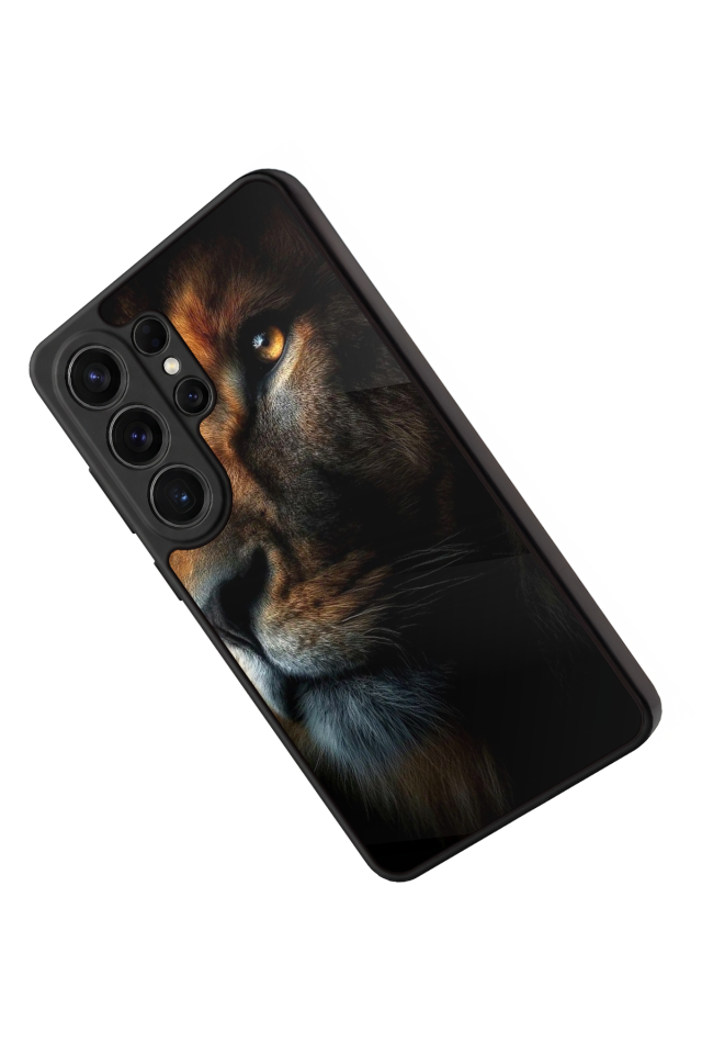 Samsung Galaxy S26 Ultra Uyumlu Aslan Tasarımlı Glossy Premium Kılıf