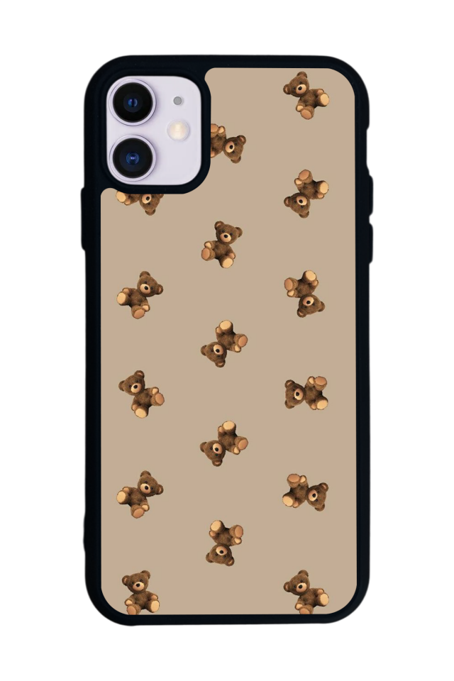 iPhone 11 Uyumlu Ayı Tasarımlı Glossy Premium Kılıf