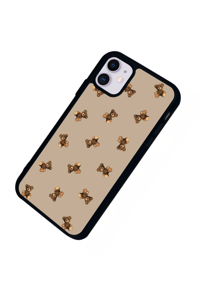 iPhone 11 Uyumlu Ayı Tasarımlı Glossy Premium Kılıf