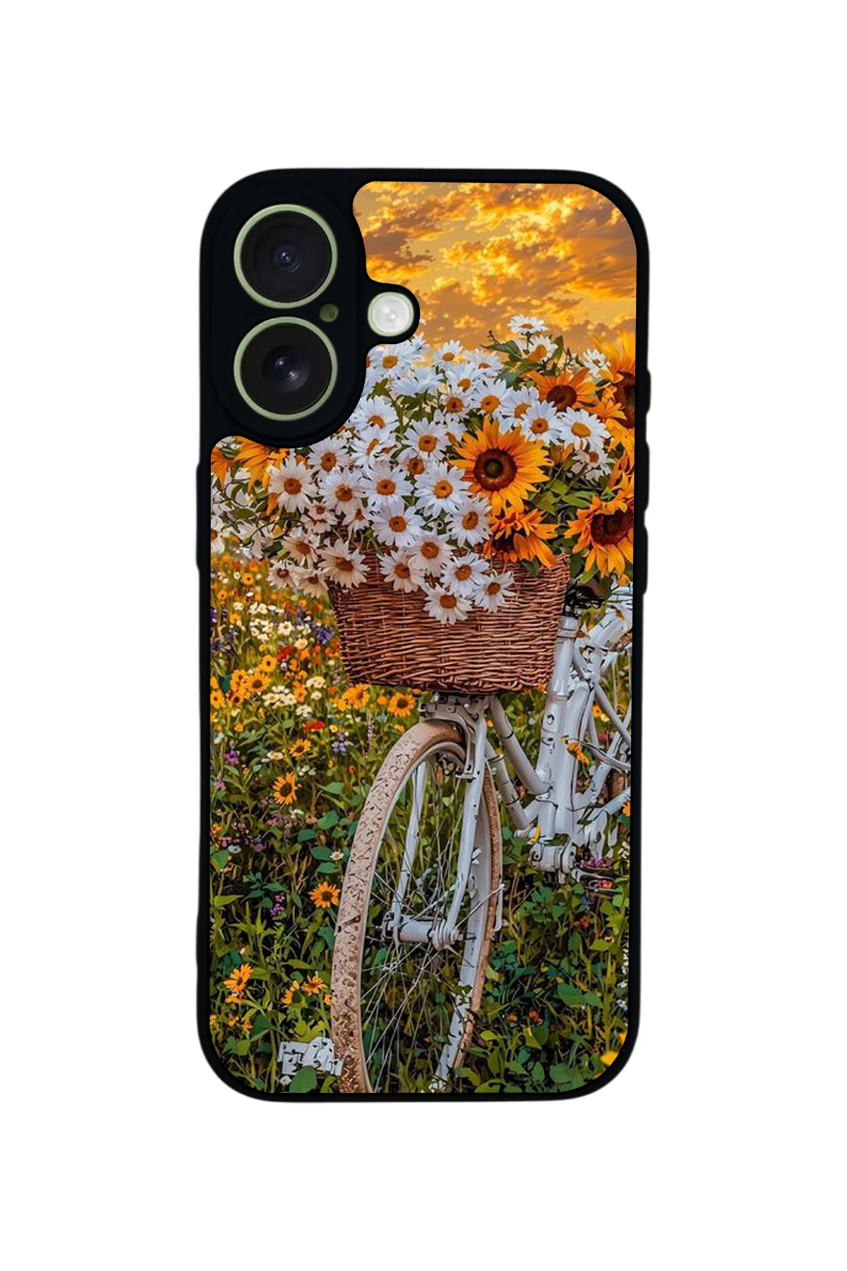 iPhone 17 Uyumlu Cicek Tasarımlı Glossy Premium Kılıf