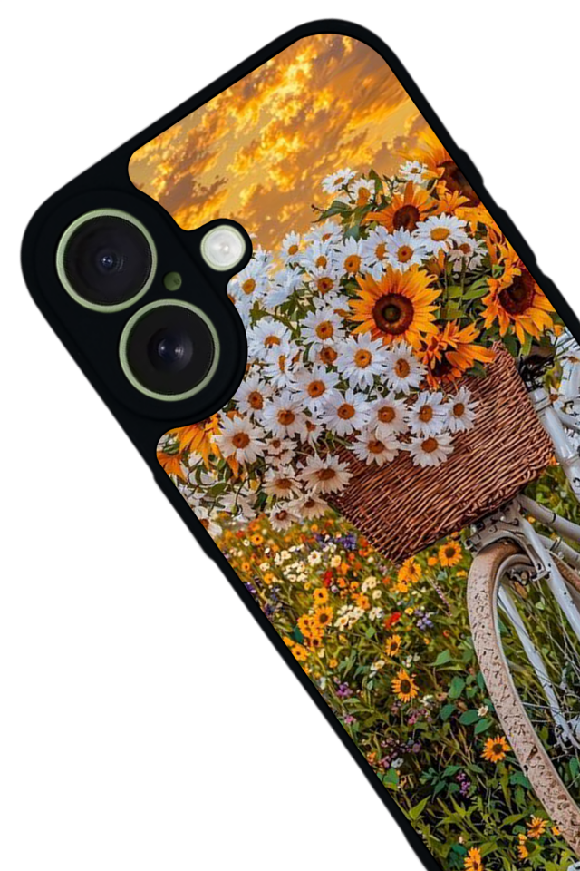 iPhone 17 Uyumlu Cicek Tasarımlı Glossy Premium Kılıf