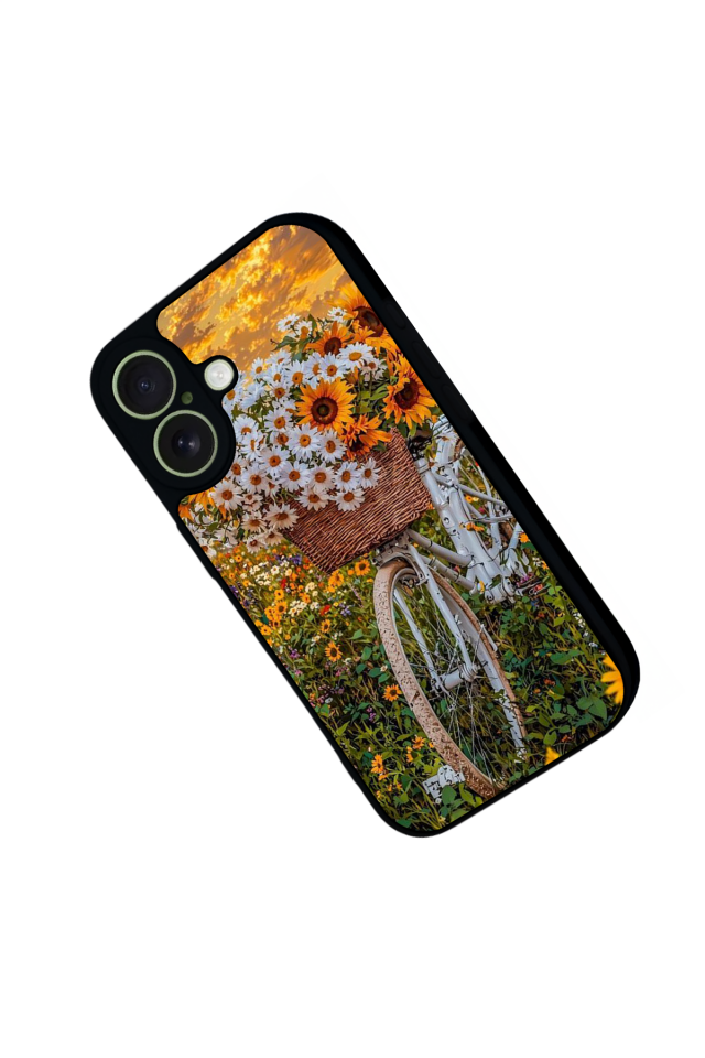 iPhone 17 Uyumlu Cicek Tasarımlı Glossy Premium Kılıf