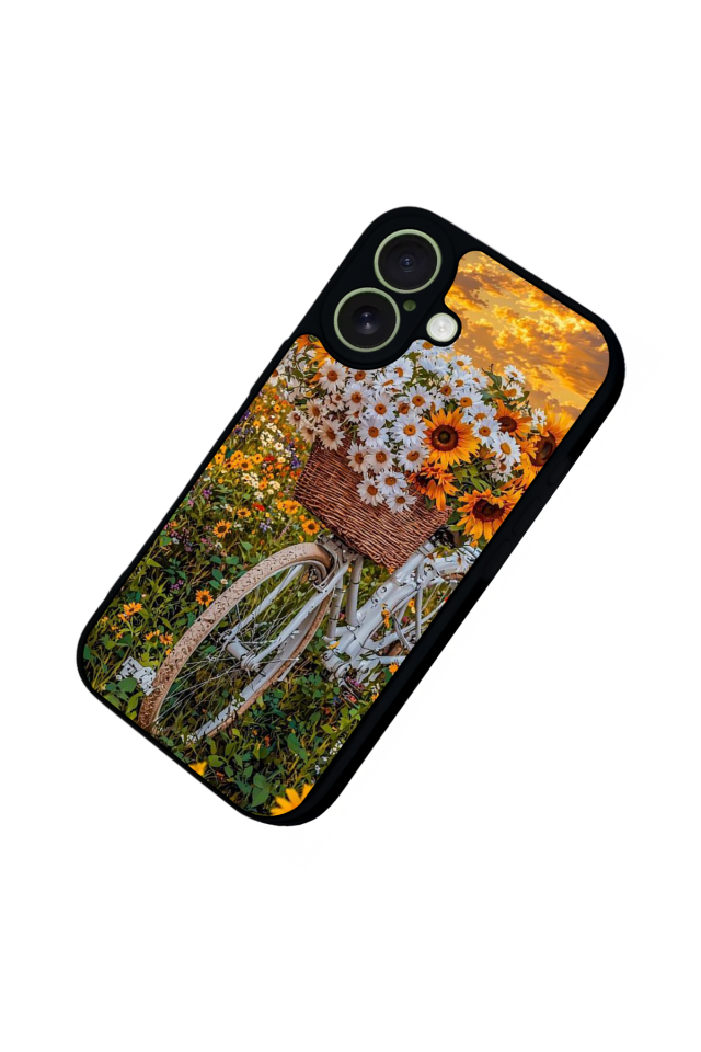 iPhone 17 Uyumlu Cicek Tasarımlı Glossy Premium Kılıf