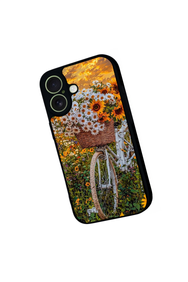 iPhone 17 Uyumlu Cicek Tasarımlı Glossy Premium Kılıf