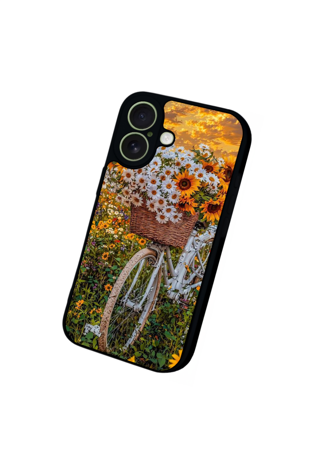 iPhone 17 Uyumlu Cicek Tasarımlı Glossy Premium Kılıf