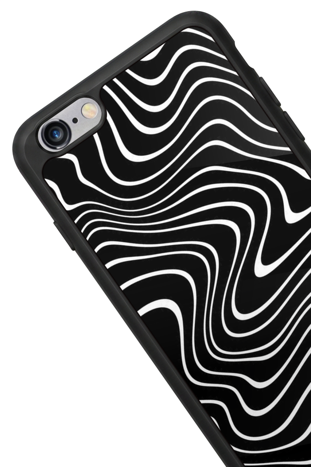 iPhone 6s Plus Uyumlu Çizgi Sanatı Tasarımlı Glossy Premium Kılıf