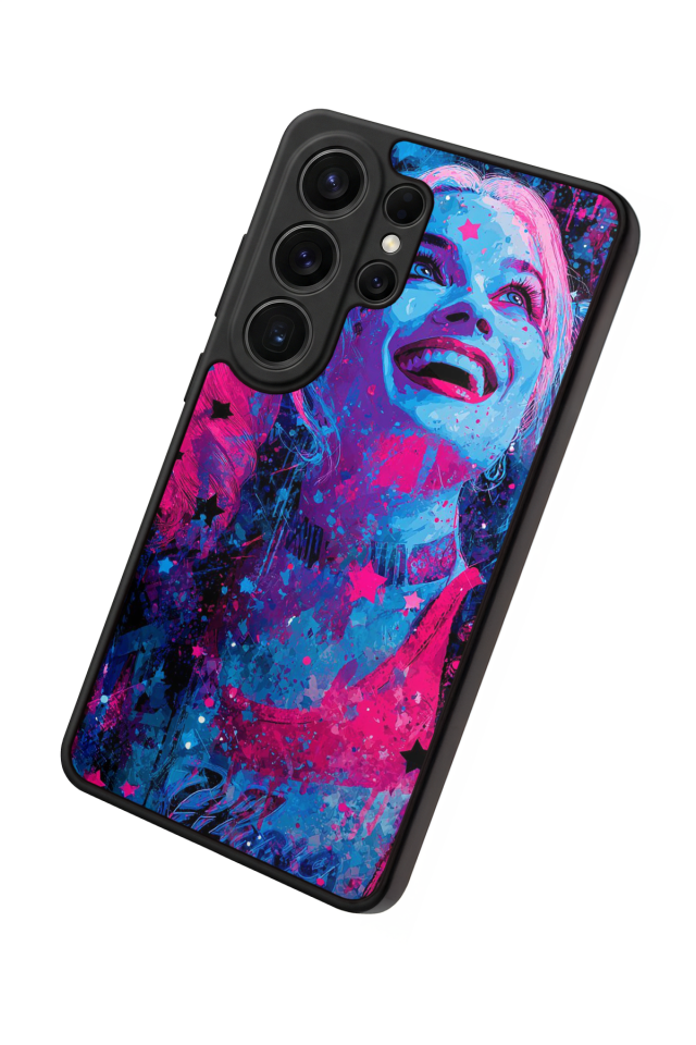 Samsung Galaxy S26 Ultra Uyumlu HarleyQueen Tasarımlı Glossy Premium Kılıf