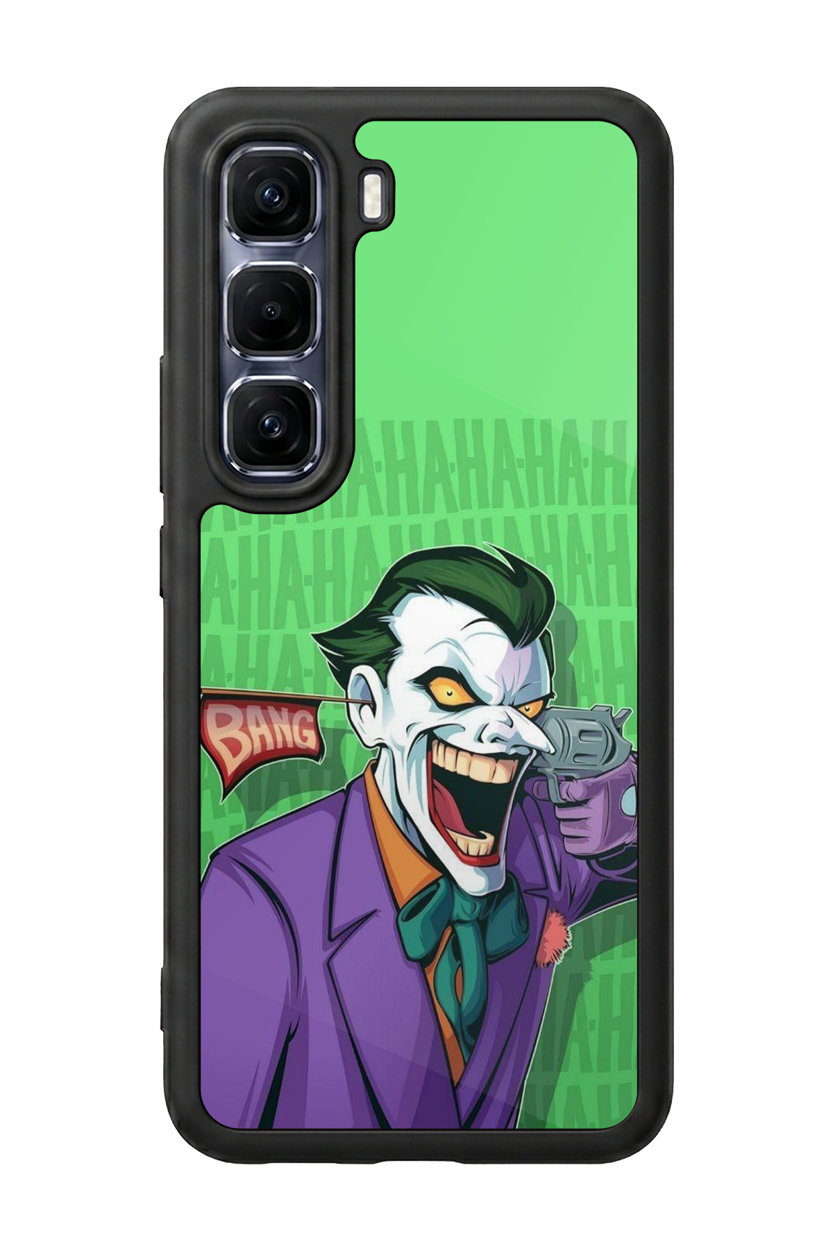 Infinix Hot 60 Pro Plus Uyumlu Joker Tasarımlı Glossy Premium Kılıf