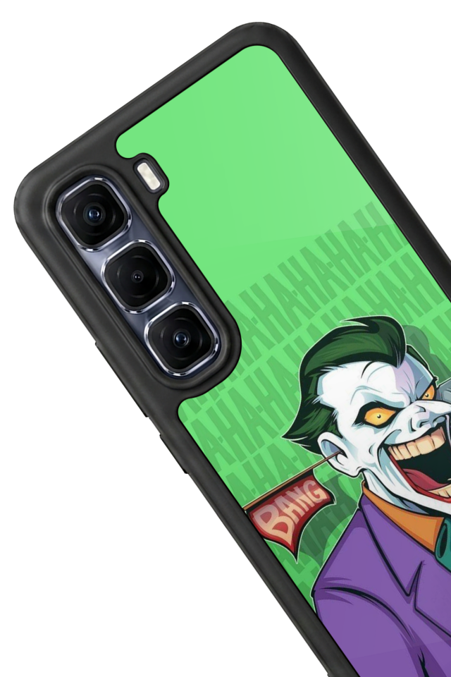 Infinix Hot 60 Pro Plus Uyumlu Joker Tasarımlı Glossy Premium Kılıf