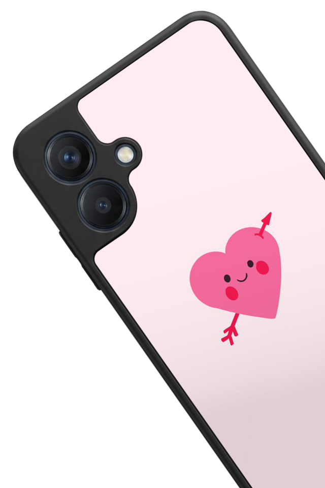 Samsung Galaxy A07 Uyumlu Kalp Love Tasarımlı Glossy Premium Kılıf