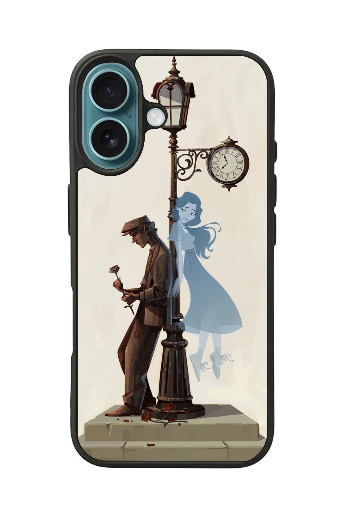 iPhone 16 Uyumlu  Kalp Love Tasarımlı Glossy Premium Kılıf