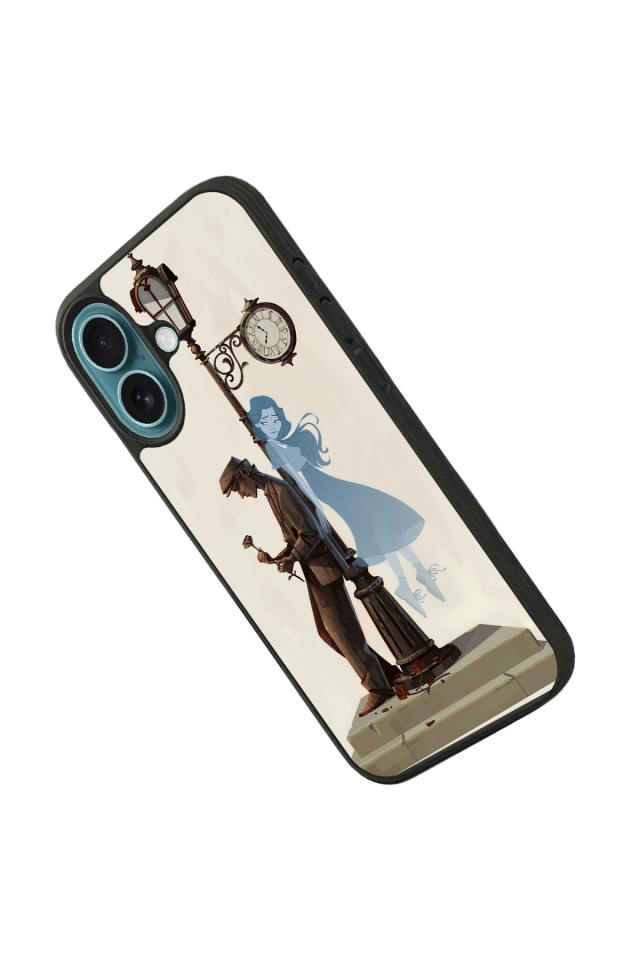 iPhone 16 Uyumlu  Kalp Love Tasarımlı Glossy Premium Kılıf