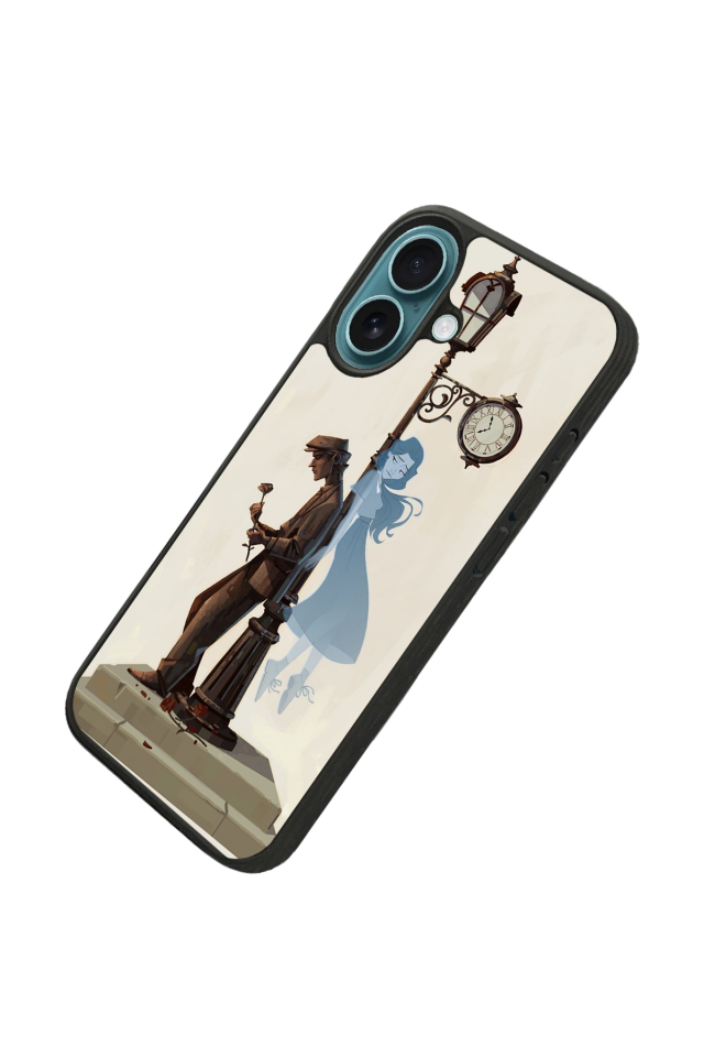 iPhone 16 Uyumlu  Kalp Love Tasarımlı Glossy Premium Kılıf