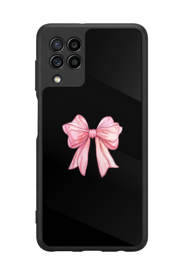 Samsung Galaxy M32 Uyumlu Kurdele Tasarımlı Glossy Premium Kılıf