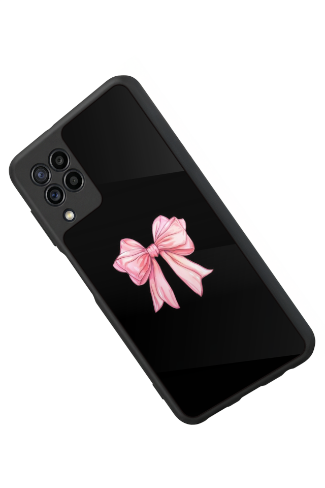 Samsung Galaxy M32 Uyumlu Kurdele Tasarımlı Glossy Premium Kılıf