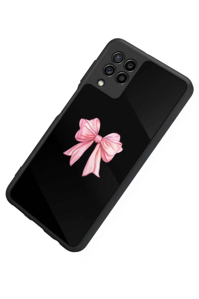 Samsung Galaxy M32 Uyumlu Kurdele Tasarımlı Glossy Premium Kılıf