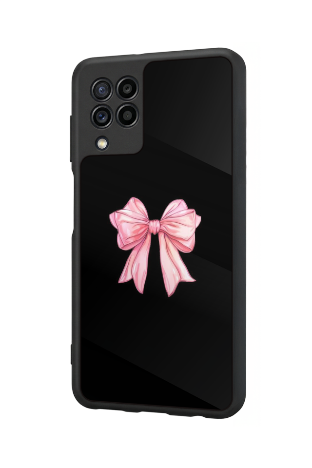 Samsung Galaxy M32 Uyumlu Kurdele Tasarımlı Glossy Premium Kılıf