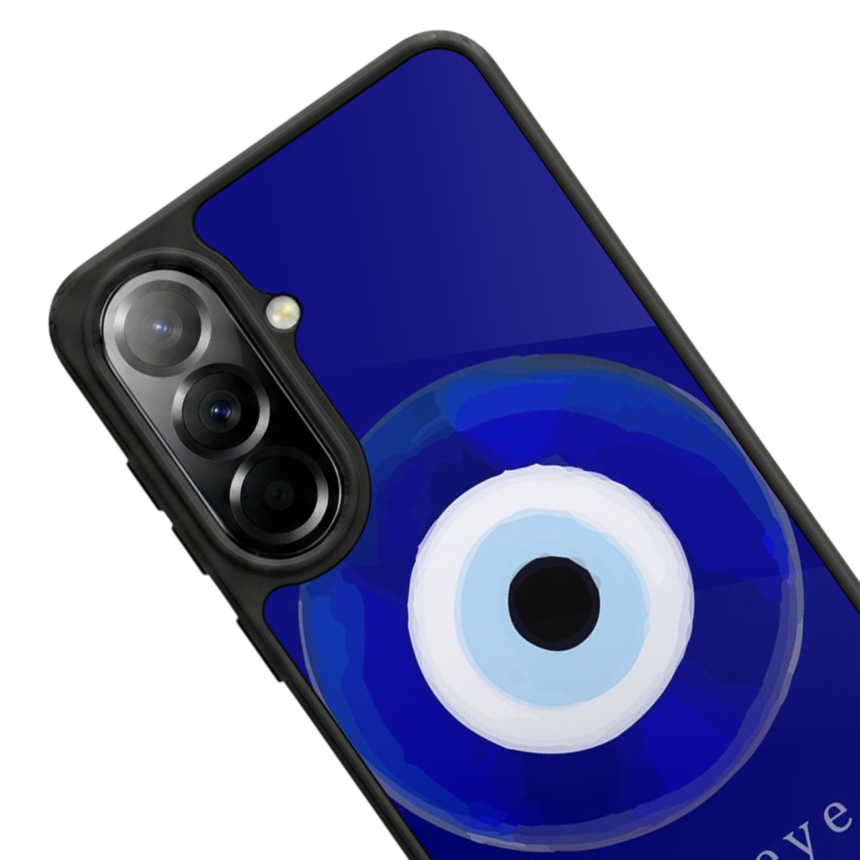 Samsung Galaxy A57 Uyumlu Nazar Tasarımlı Glossy Premium Kılıf