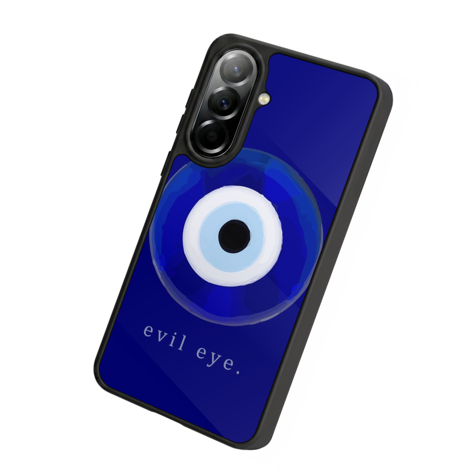 Samsung Galaxy A57 Uyumlu Nazar Tasarımlı Glossy Premium Kılıf