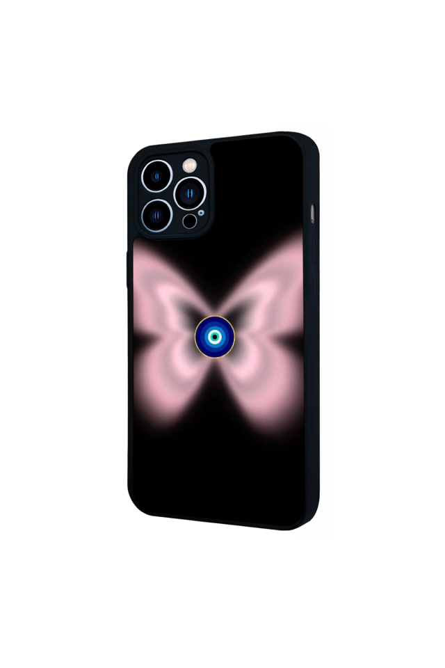 iPhone 12 Pro Max Uyumlu Nazar Tasarımlı Glossy Premium Kılıf