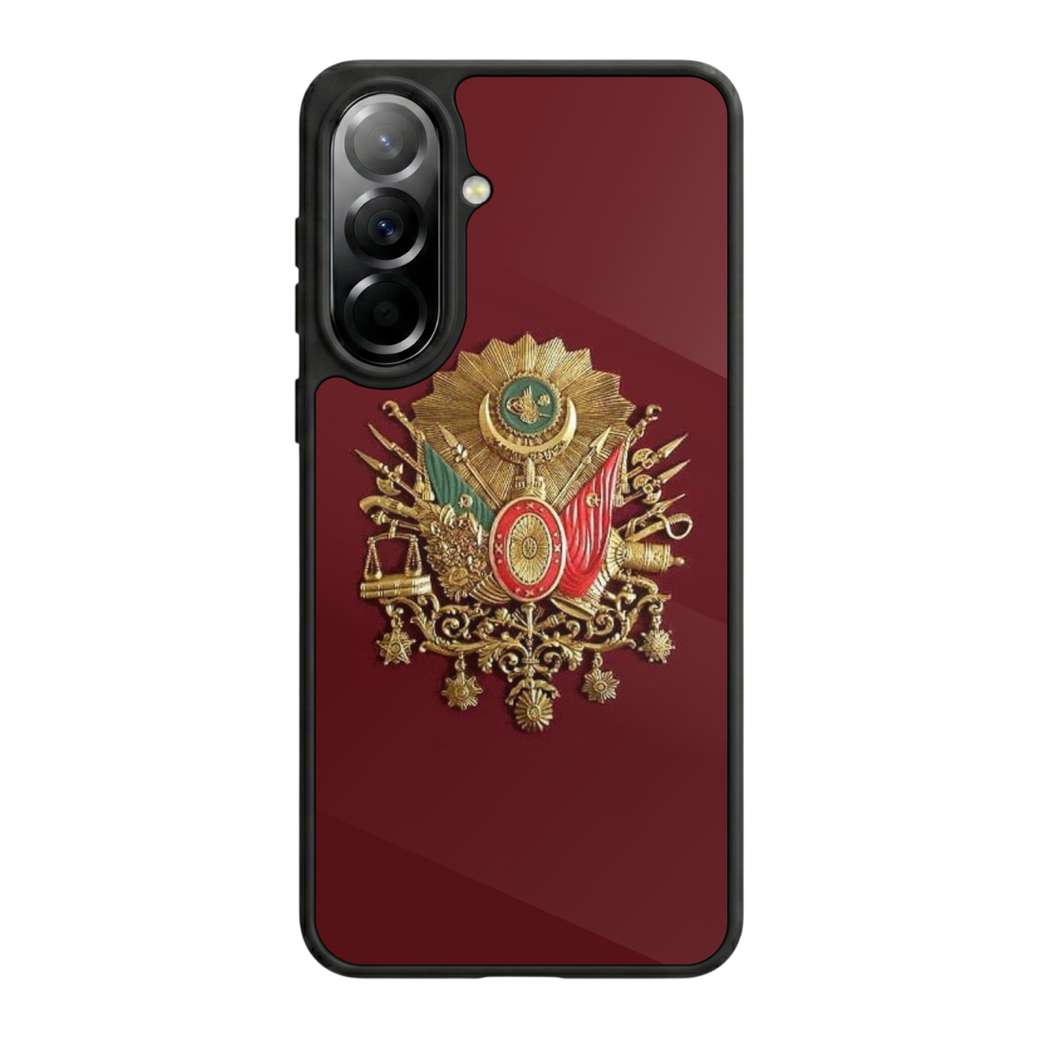 Samsung Galaxy A37 Uyumlu Osmanli Tugrasi Tasarımlı Glossy Premium Kılıf