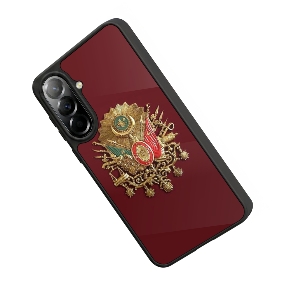 Samsung Galaxy A37 Uyumlu Osmanli Tugrasi Tasarımlı Glossy Premium Kılıf