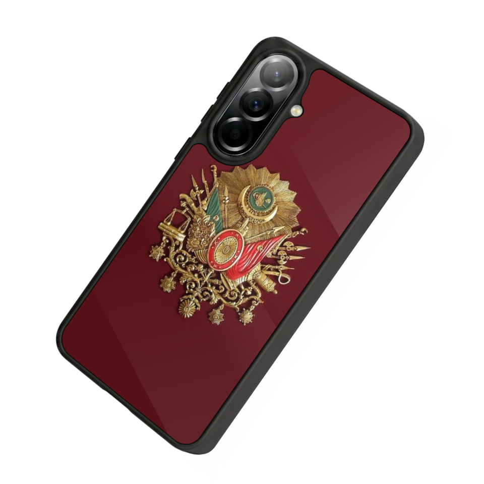 Samsung Galaxy A37 Uyumlu Osmanli Tugrasi Tasarımlı Glossy Premium Kılıf