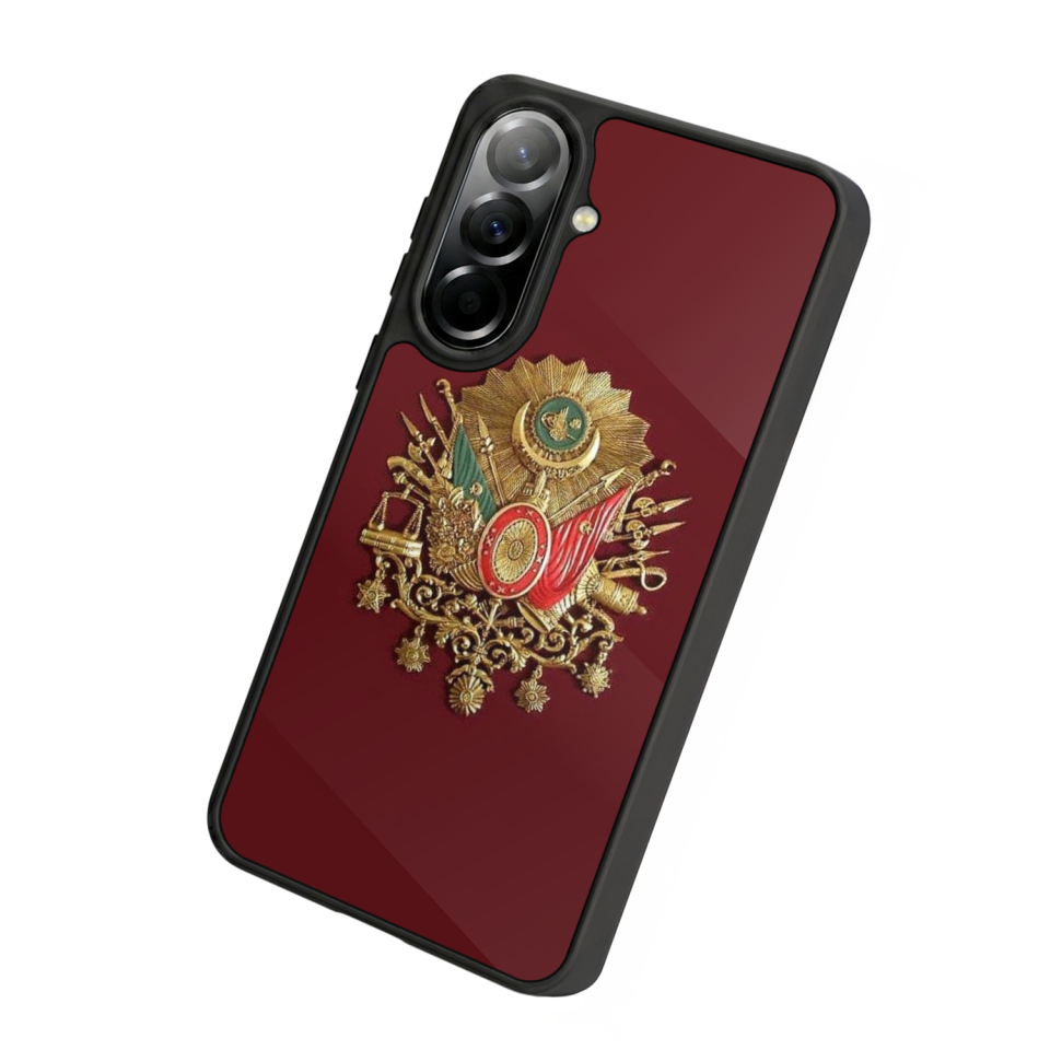 Samsung Galaxy A37 Uyumlu Osmanli Tugrasi Tasarımlı Glossy Premium Kılıf