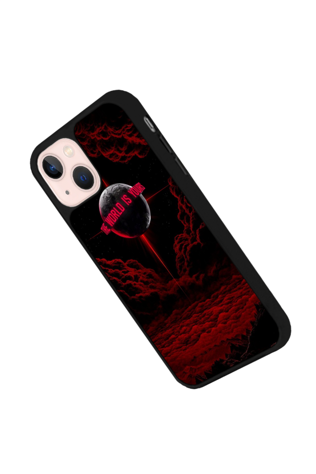 iPhone 13/14 Uyumlu Scarface Tasarımlı Glossy Premium Kılıf