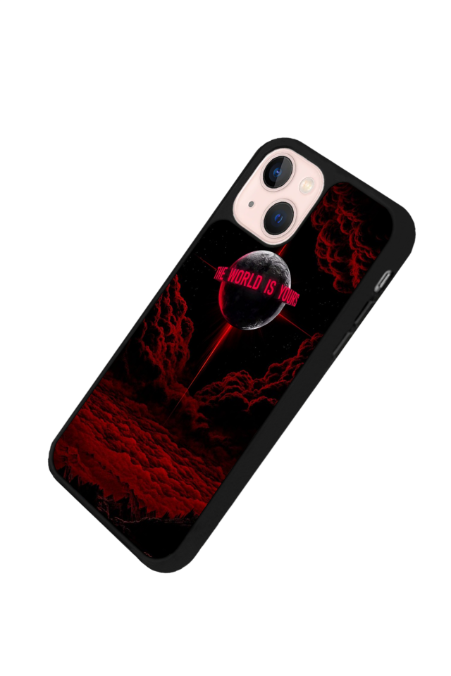 iPhone 13/14 Uyumlu Scarface Tasarımlı Glossy Premium Kılıf