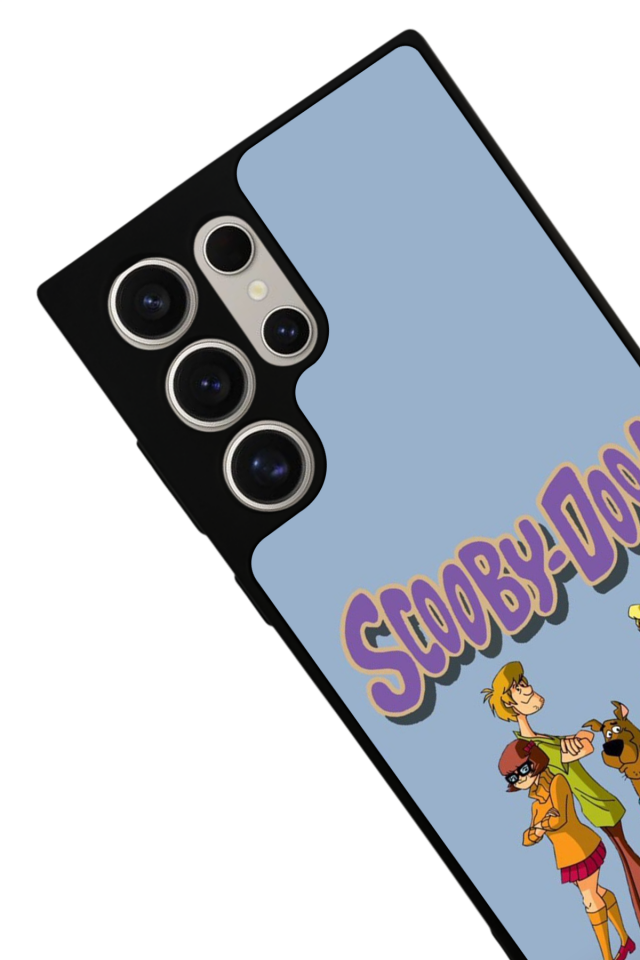 Samsung Galaxy S22 Ultra Uyumlu Scooby Doo Tasarımlı Glossy Premium Kılıf