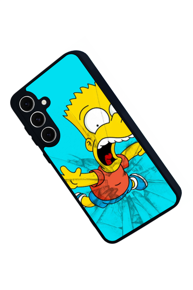 Samsung Galaxy S24 FE Uyumlu The Simpsons Tasarımlı Glossy Premium Kılıf