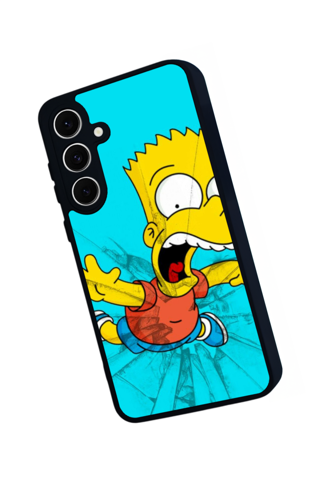 Samsung Galaxy S24 FE Uyumlu The Simpsons Tasarımlı Glossy Premium Kılıf