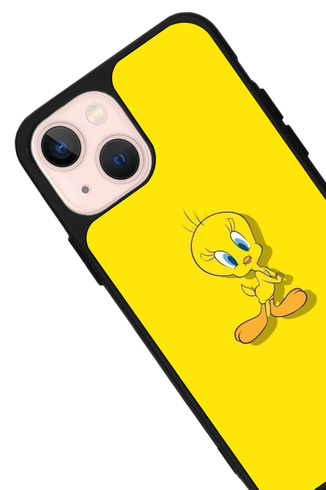 iPhone 14 Plus Uyumlu Tweety Tasarımlı Glossy Premium Kılıf