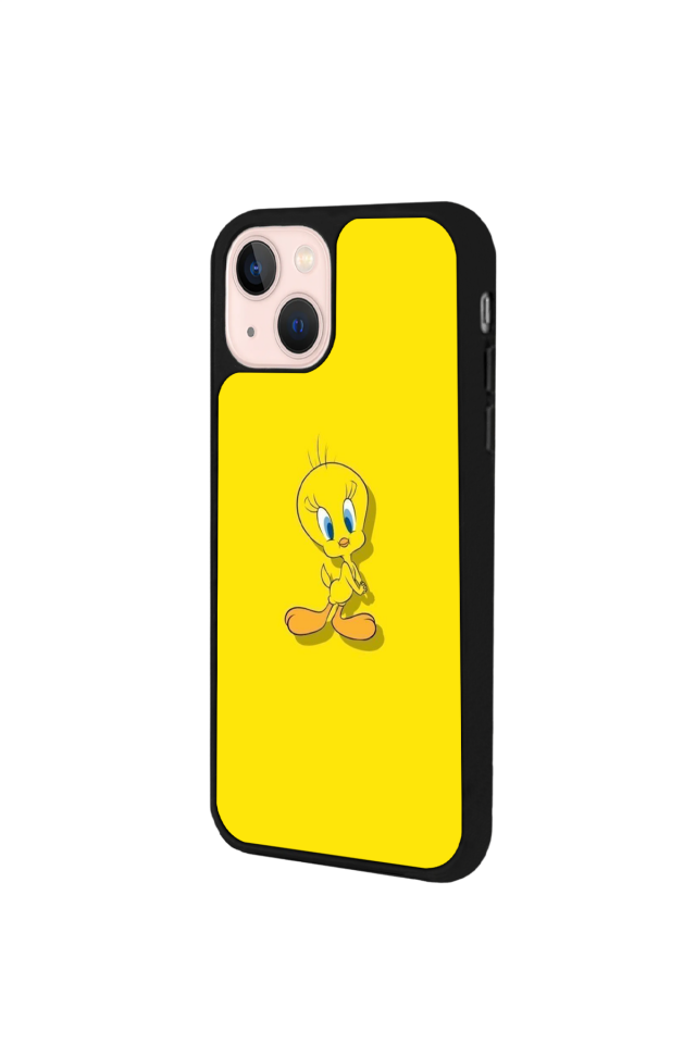 iPhone 14 Plus Uyumlu Tweety Tasarımlı Glossy Premium Kılıf