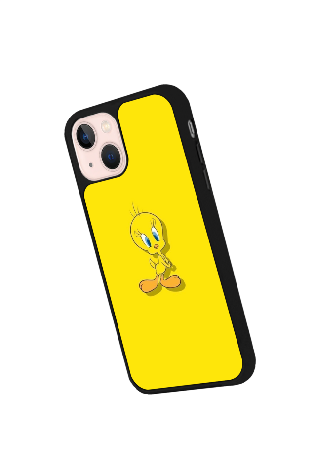 iPhone 14 Plus Uyumlu Tweety Tasarımlı Glossy Premium Kılıf