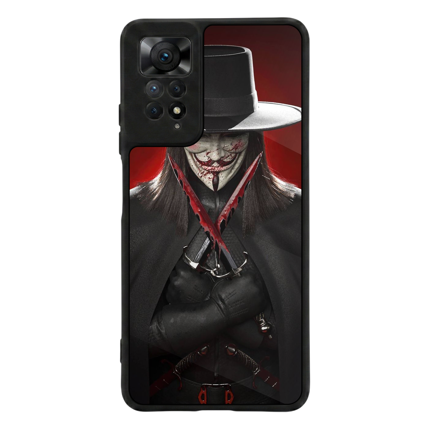 Xiaomi Redmi Note 12 Pro Uyumlu Vendetta Tasarımlı Glossy Premium Kılıf