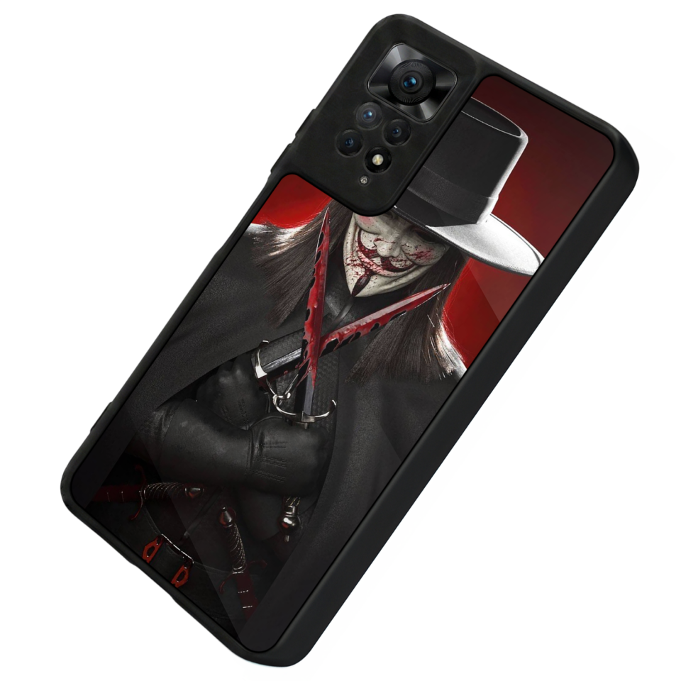 Xiaomi Redmi Note 12 Pro Uyumlu Vendetta Tasarımlı Glossy Premium Kılıf