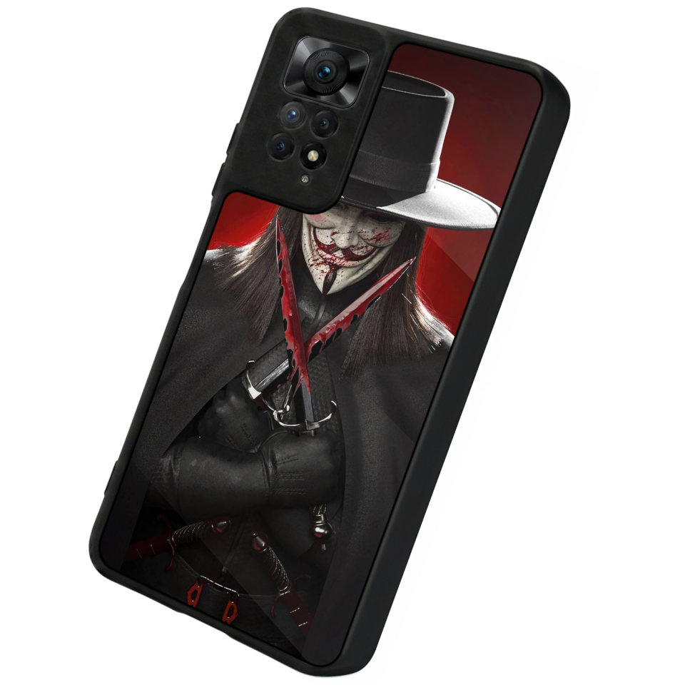 Xiaomi Redmi Note 12 Pro Uyumlu Vendetta Tasarımlı Glossy Premium Kılıf