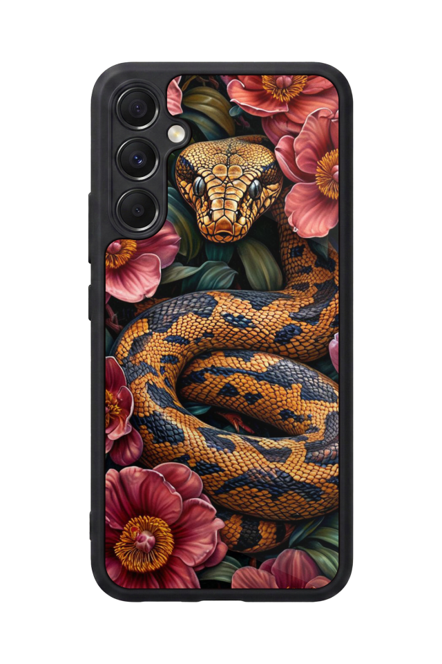 Samsung Galaxy M34 Uyumlu Yılan Tasarımlı Glossy Premium Kılıf