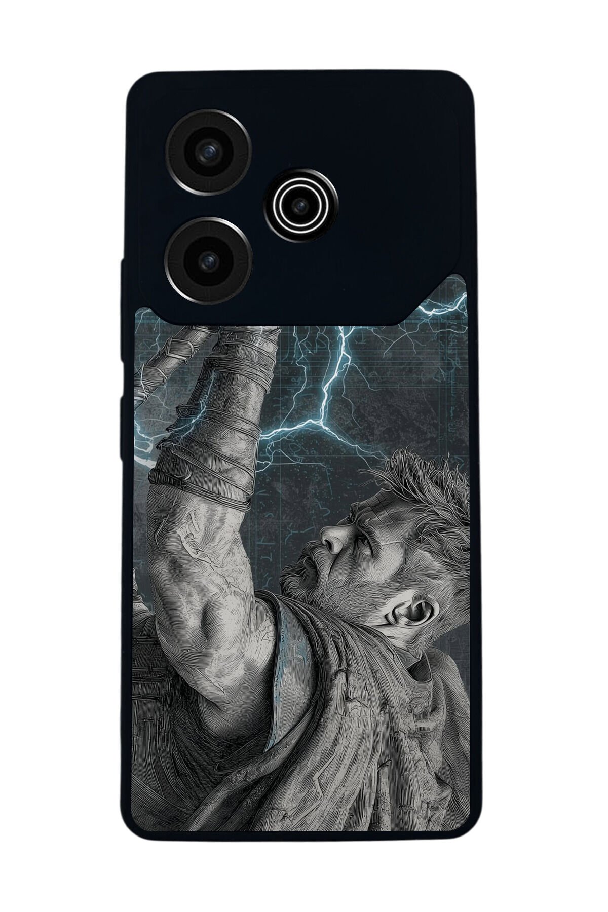 Tecno Pova 6 Uyumlu Thor Tasarımlı Glossy Premium Kılıf