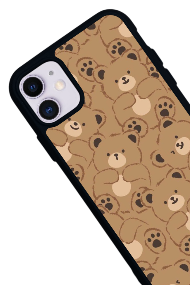 iPhone 11 Uyumlu Ayı Tasarımlı Glossy Premium Kılıf